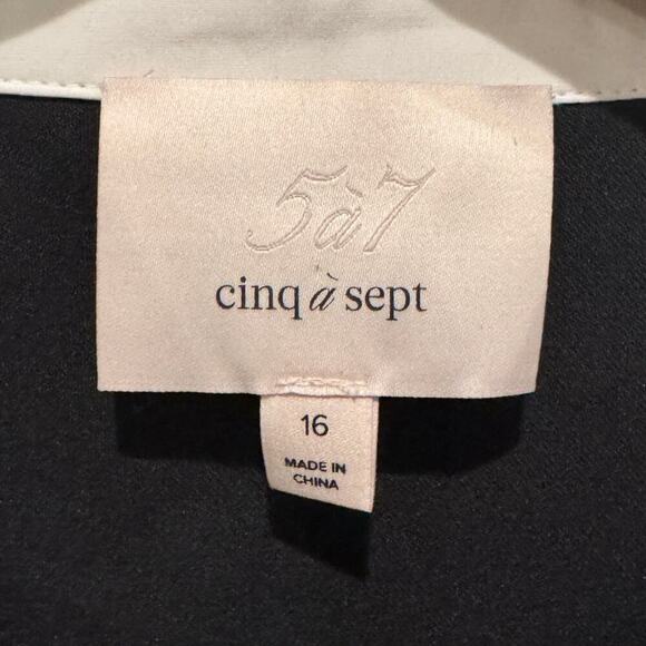 Cinq à Sept Elowen Long Sleeve Shirtdress Size 16 - Picture 7 of 9